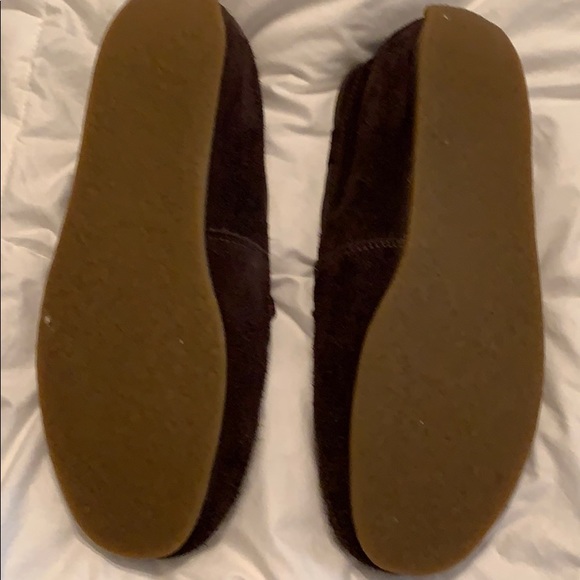 Sperry Dark Brown Leather Slippers - Picture 4 of 4